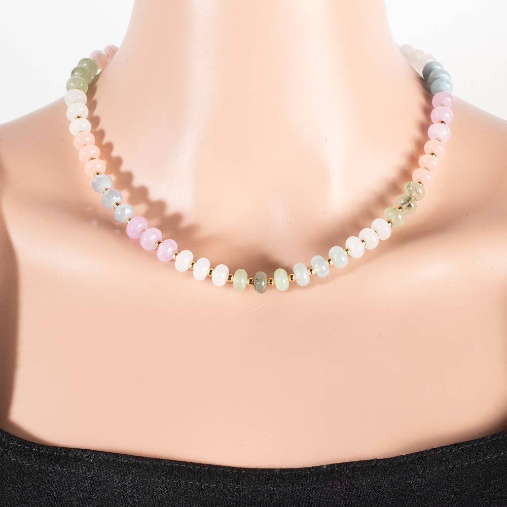 Candy Gem Beaded Necklace