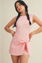 Londra Gingham Tennis Dress