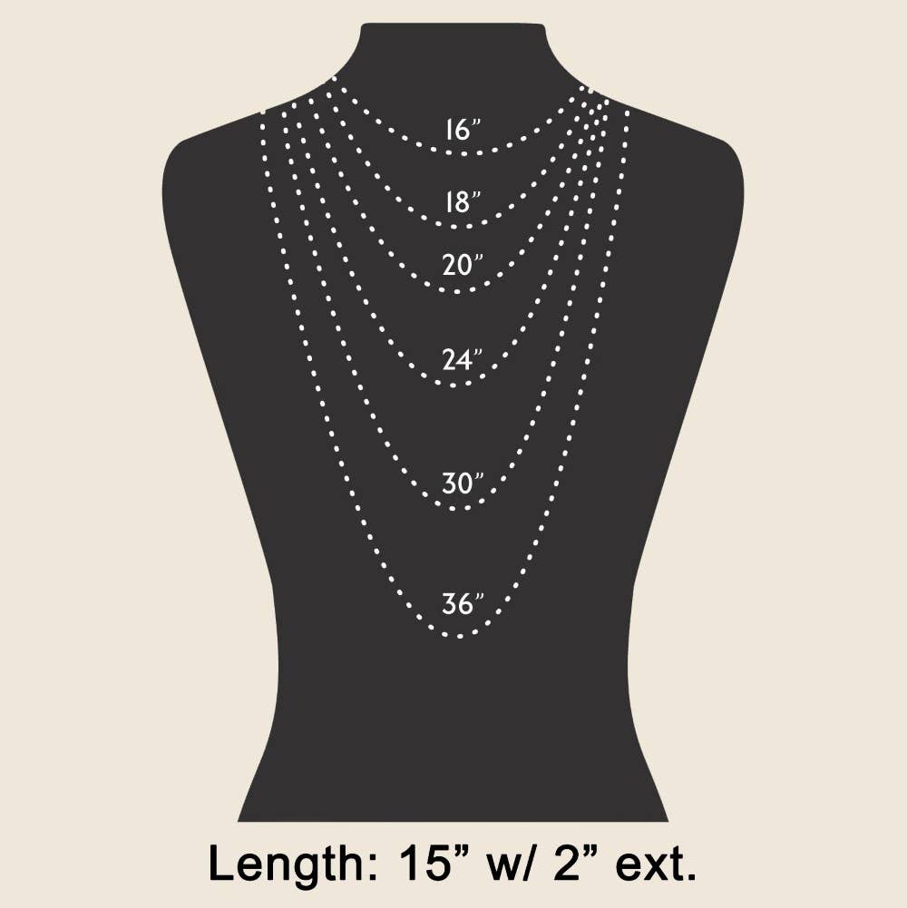 Beaded Star Charm Necklace