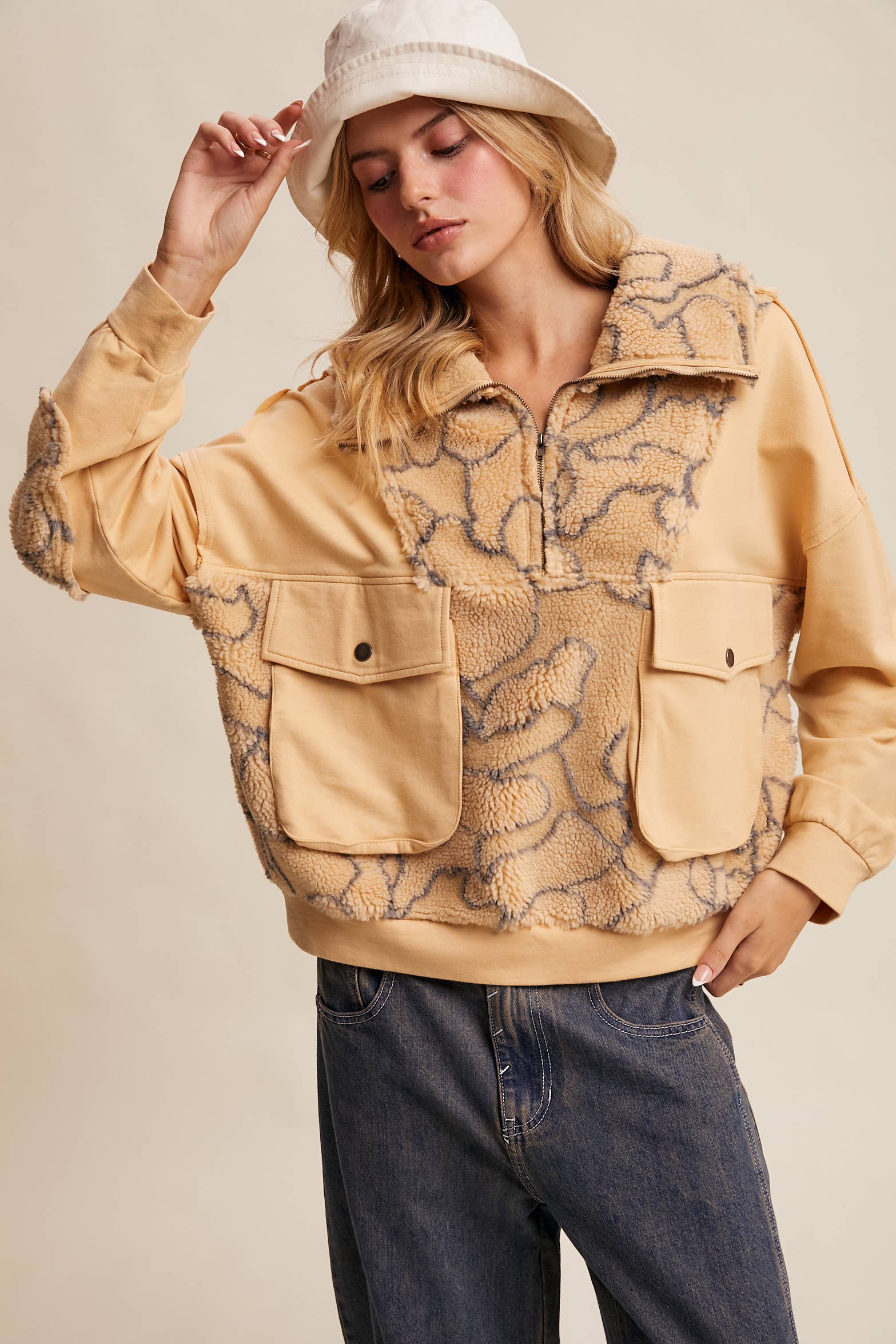 CiCi Sherpa Pullover