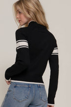 Fannie Zip-Up Sweater Jacket
