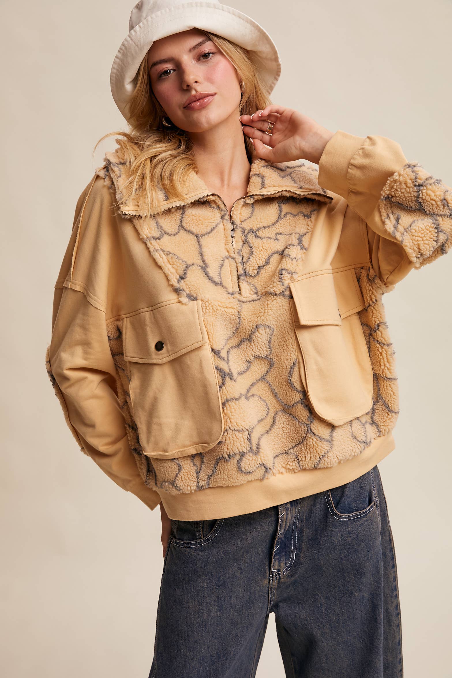 CiCi Sherpa Pullover