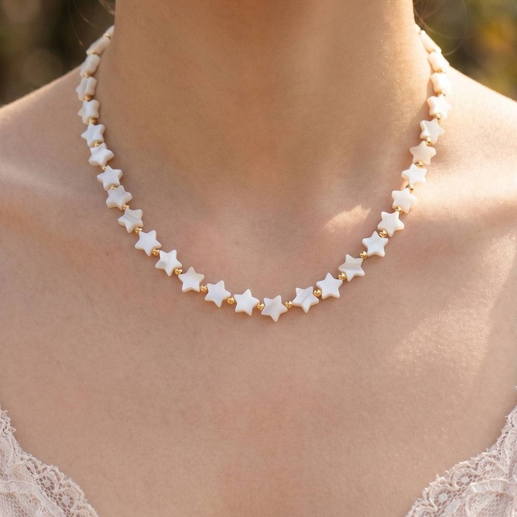 Multi Star Beaded Necklace