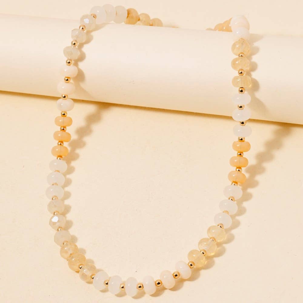 Candy Gem Beaded Necklace