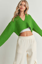 Deran V-Neck Crop