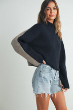 Julius Two Toned Turtleneck