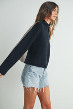 Julius Two Toned Turtleneck